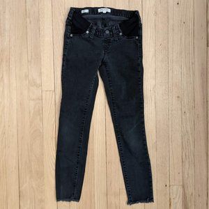 Madewell Black Skinny Maternity Pants